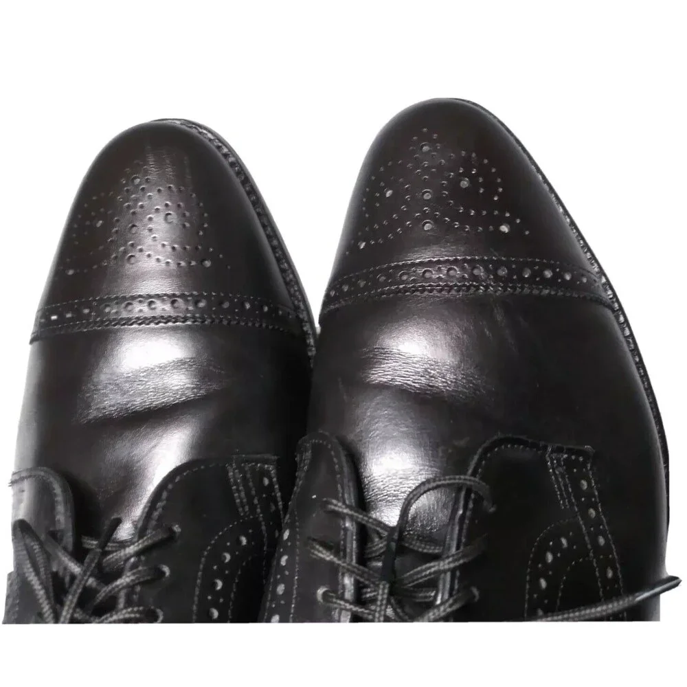 Allen Edmonds Sanford Cap-Toe Derby Dress Shoes Men's Size 14 D Retail $395